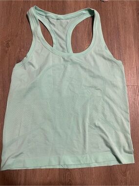lululemon athletica swiftly tank Mint Green Racerback